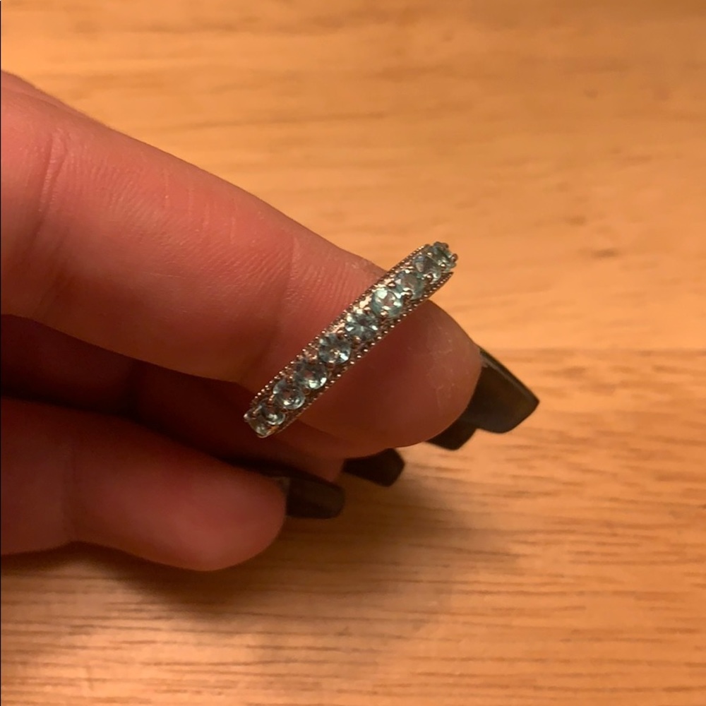 Aqua stone ring - Picture 4 of 4